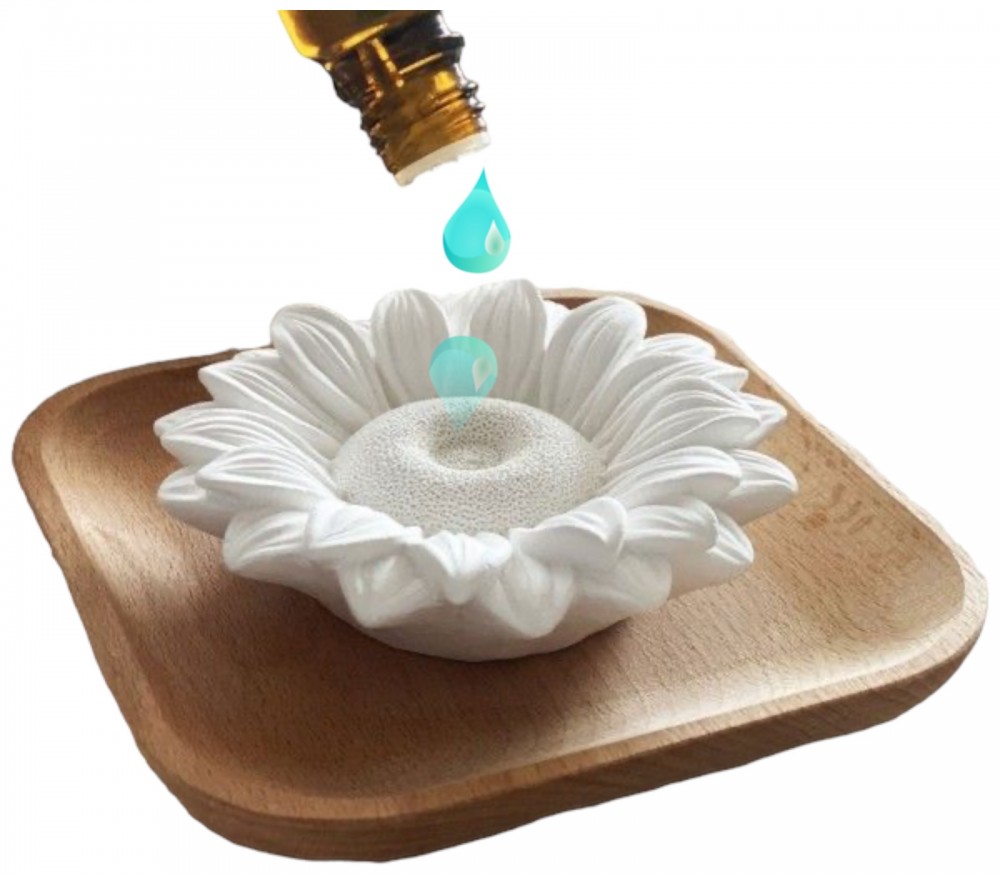 Vendita online: Fiore profumato con delicato supporto in legno Astelia